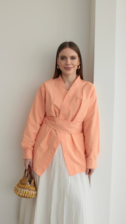 قميص برتقالي - KP4203