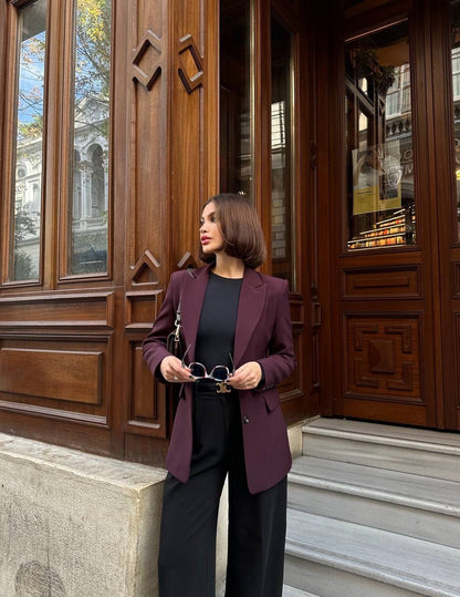 بليزر عنابي - KP7050