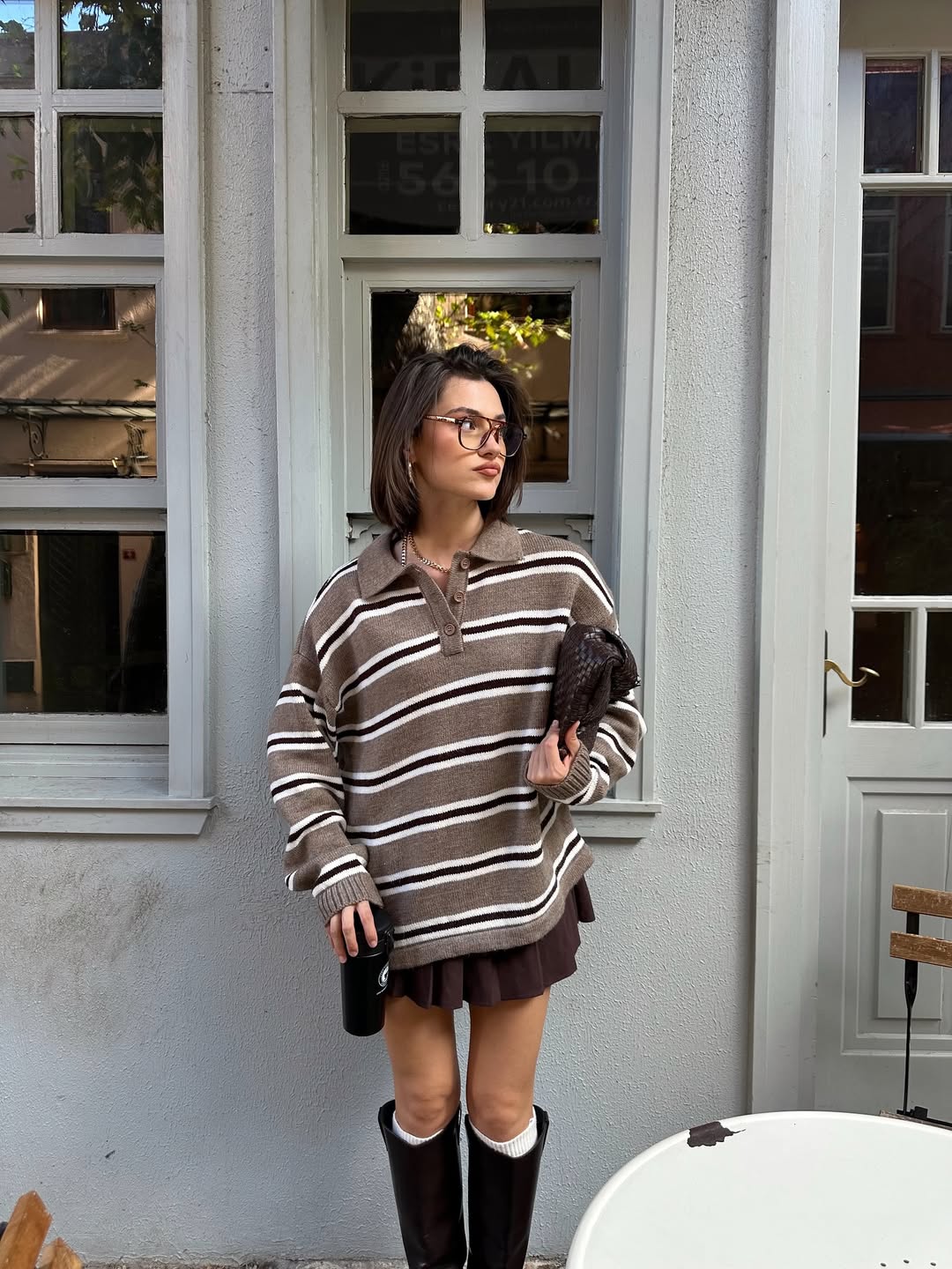 بلوزة بيج مخططة - KP4288