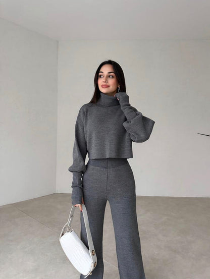 طقم قبة رمادي - KP1101