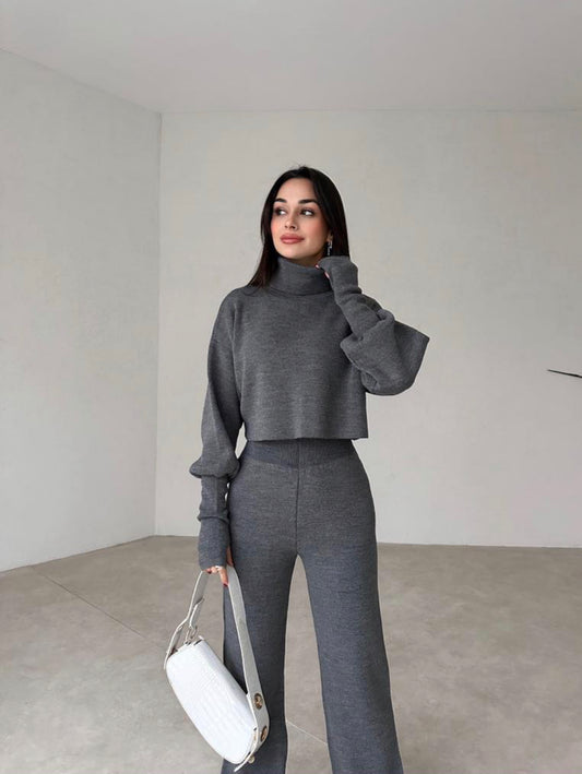 طقم قبة رمادي - KP1101