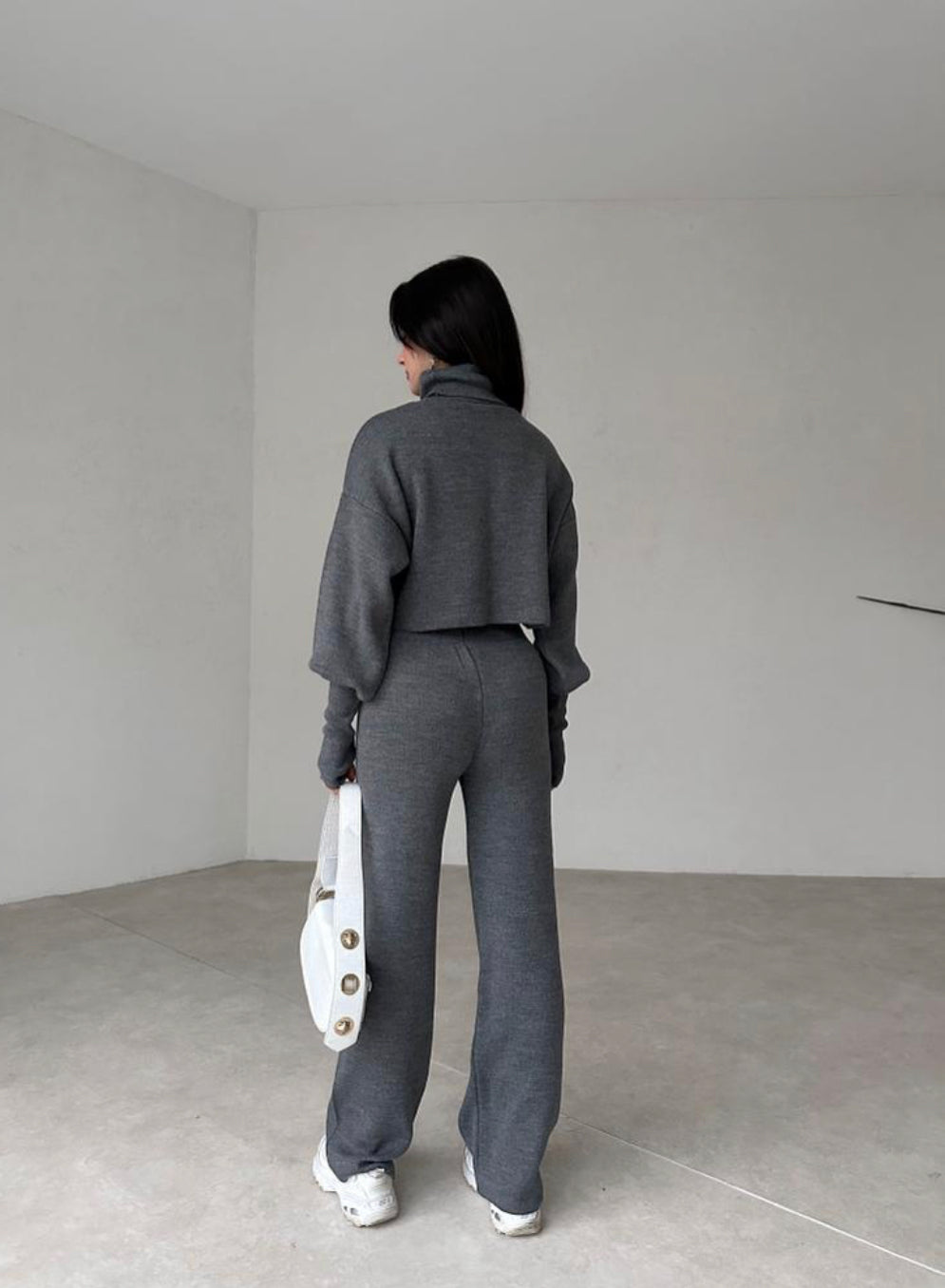 طقم قبة رمادي - KP1101