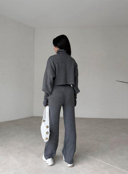 طقم قبة رمادي - KP1101