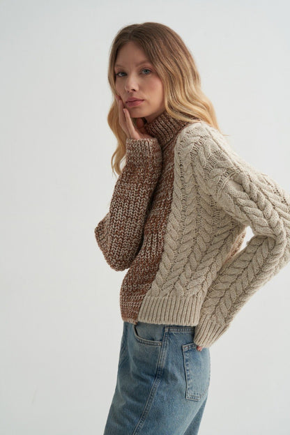 بلوزة تريكو بيج ملونة - KP4254