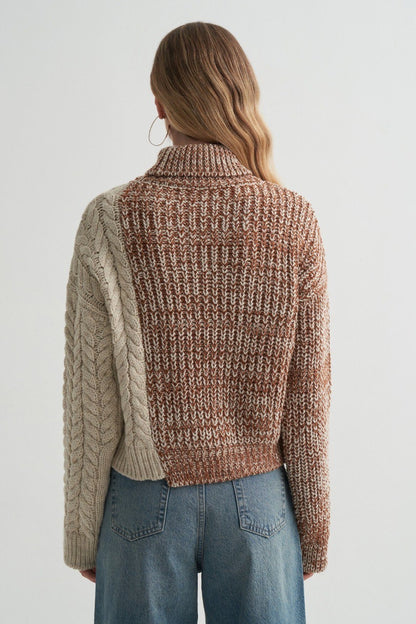 بلوزة تريكو بيج ملونة - KP4254