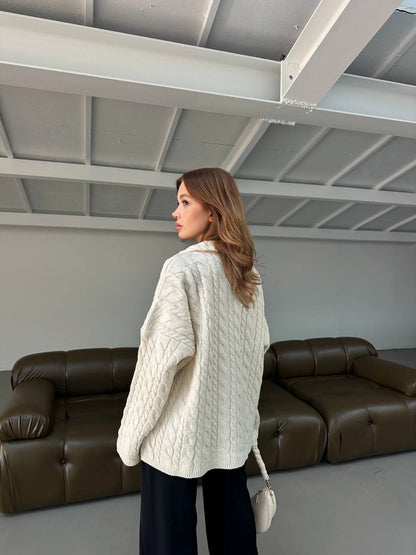 بلوزة بيج مجدلة بسحاب - KP4244