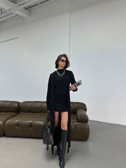 طقم 3 قطع اسود - KP1365