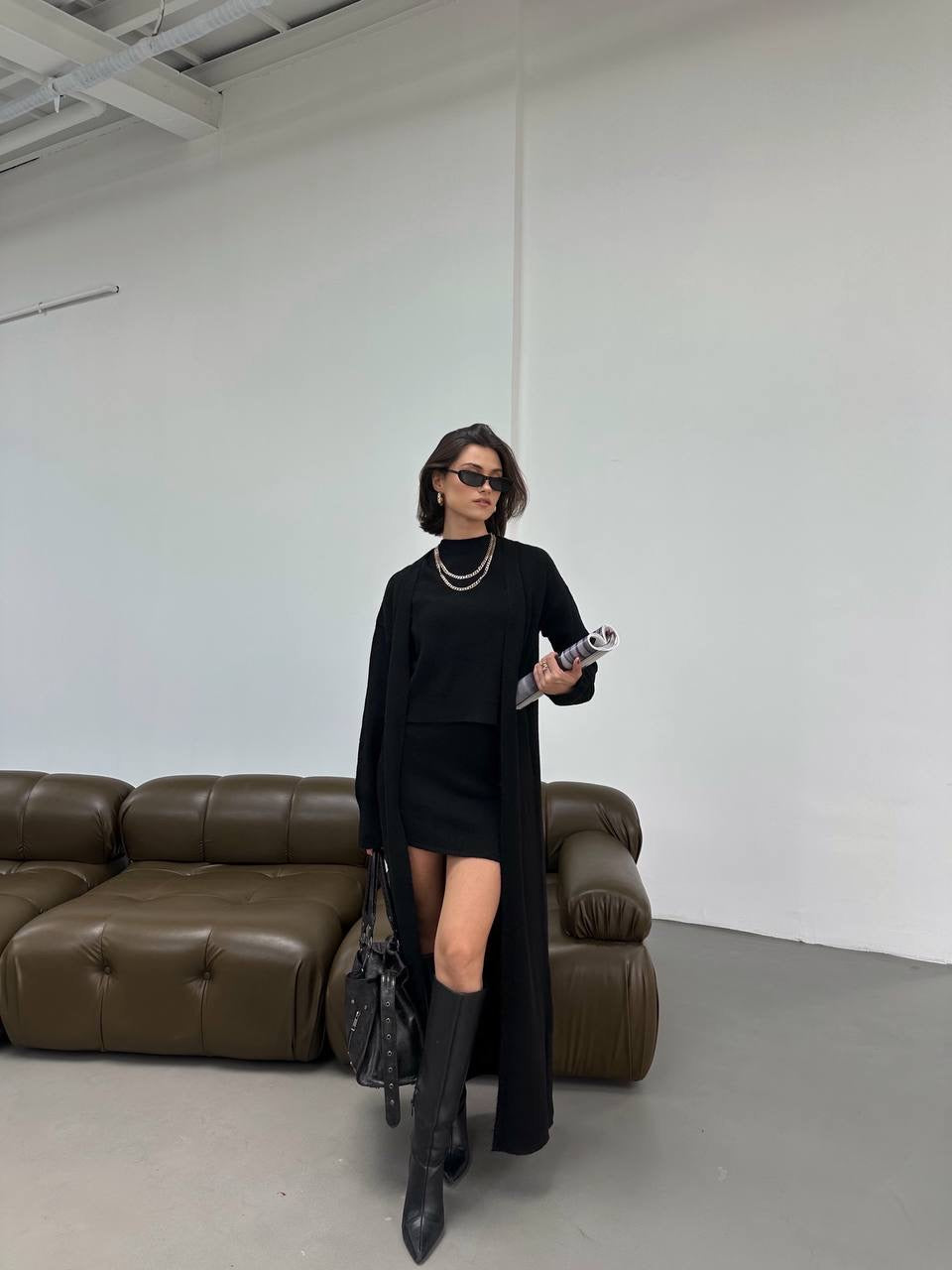 طقم 3 قطع اسود - KP1365