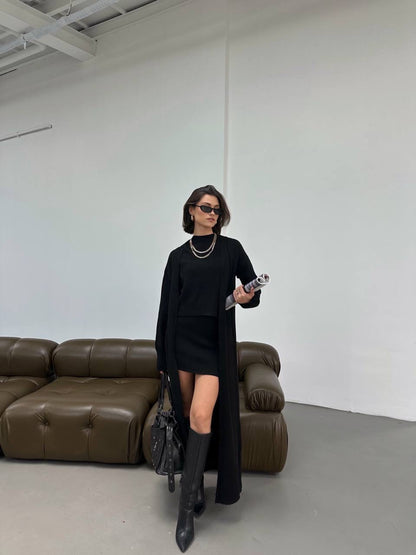 طقم 3 قطع اسود - KP1365