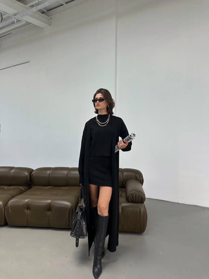 طقم 3 قطع اسود - KP1365