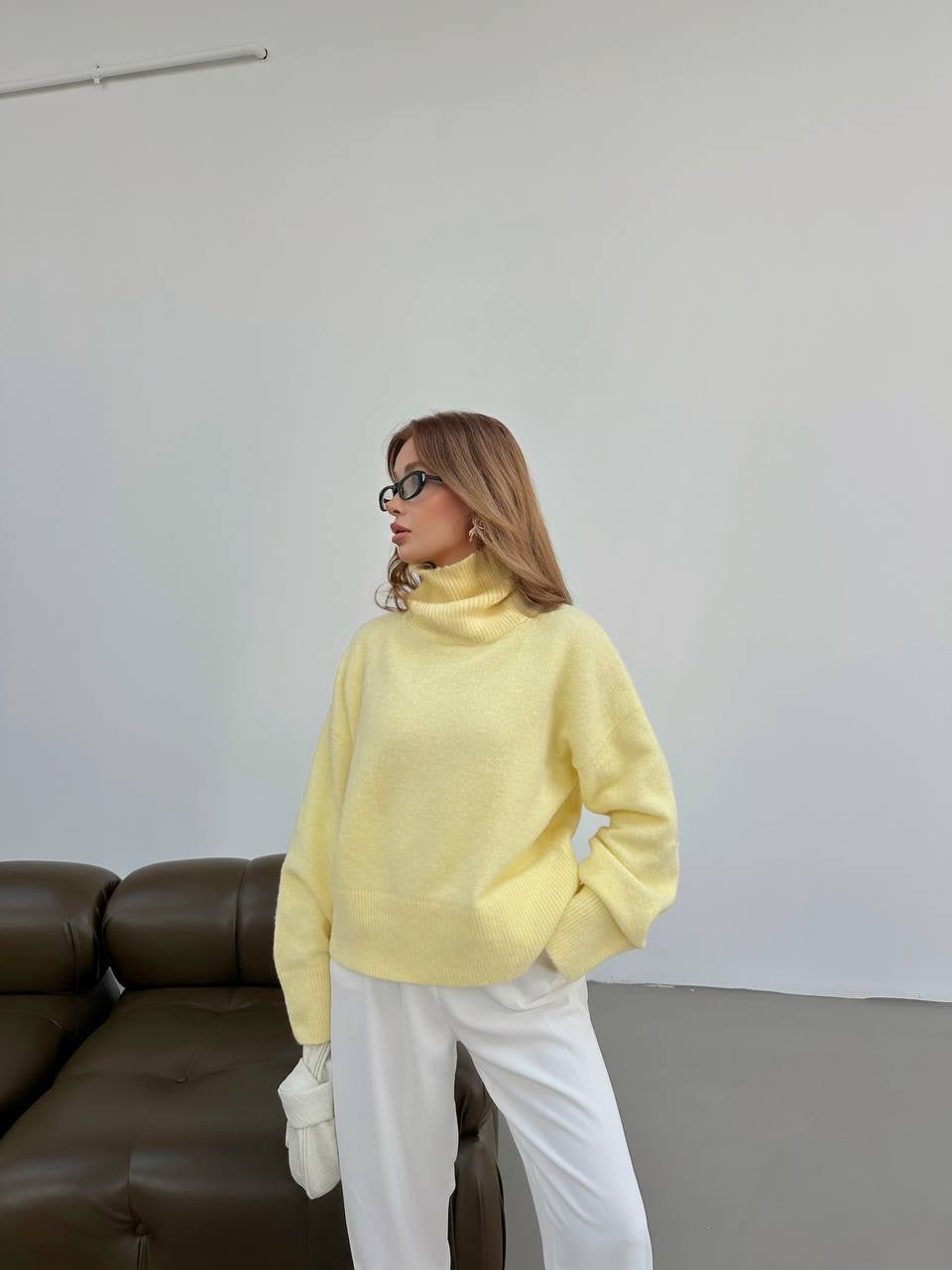 بلوزة قبة اصفر - KP4246