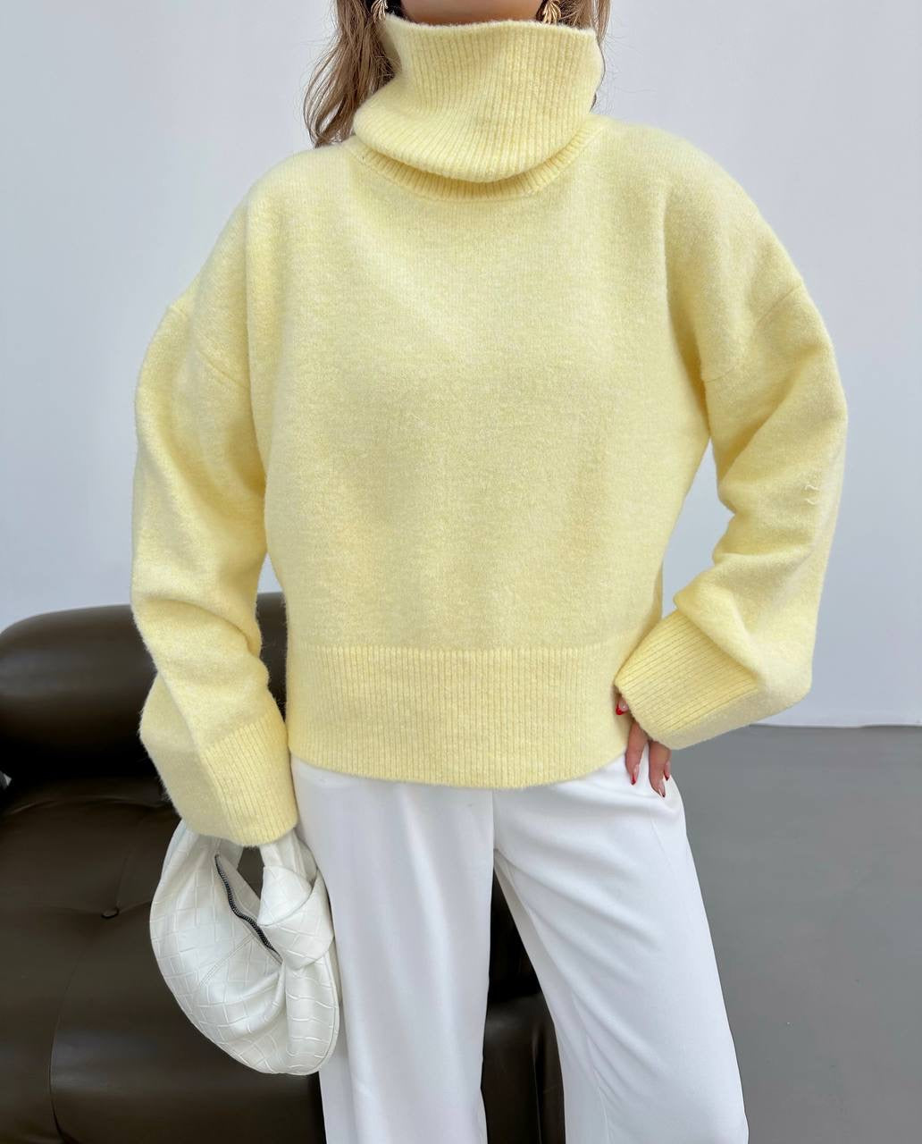 بلوزة قبة اصفر - KP4246