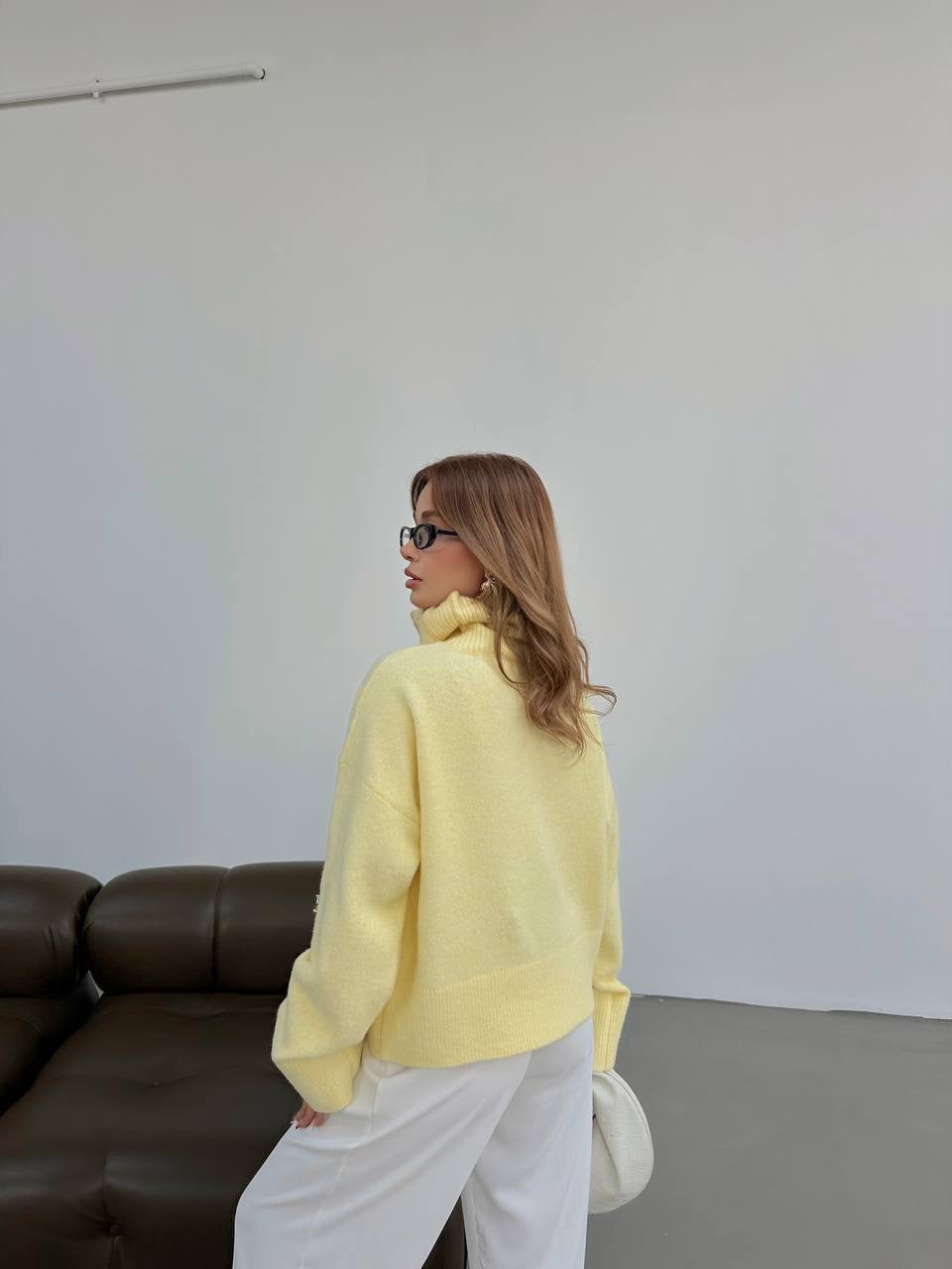 بلوزة قبة اصفر - KP4246