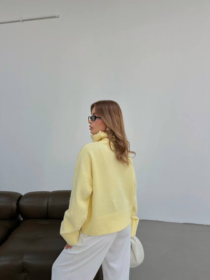 بلوزة قبة اصفر - KP4246