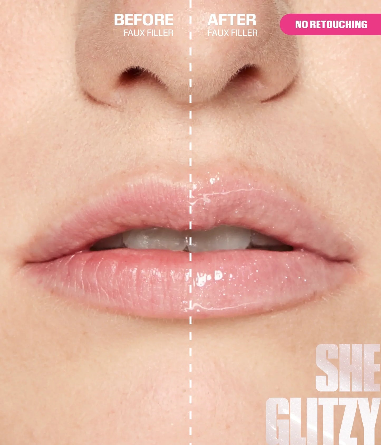 Huda Beauty Faux Filler Lip Gloss SHE GLITZY - KB