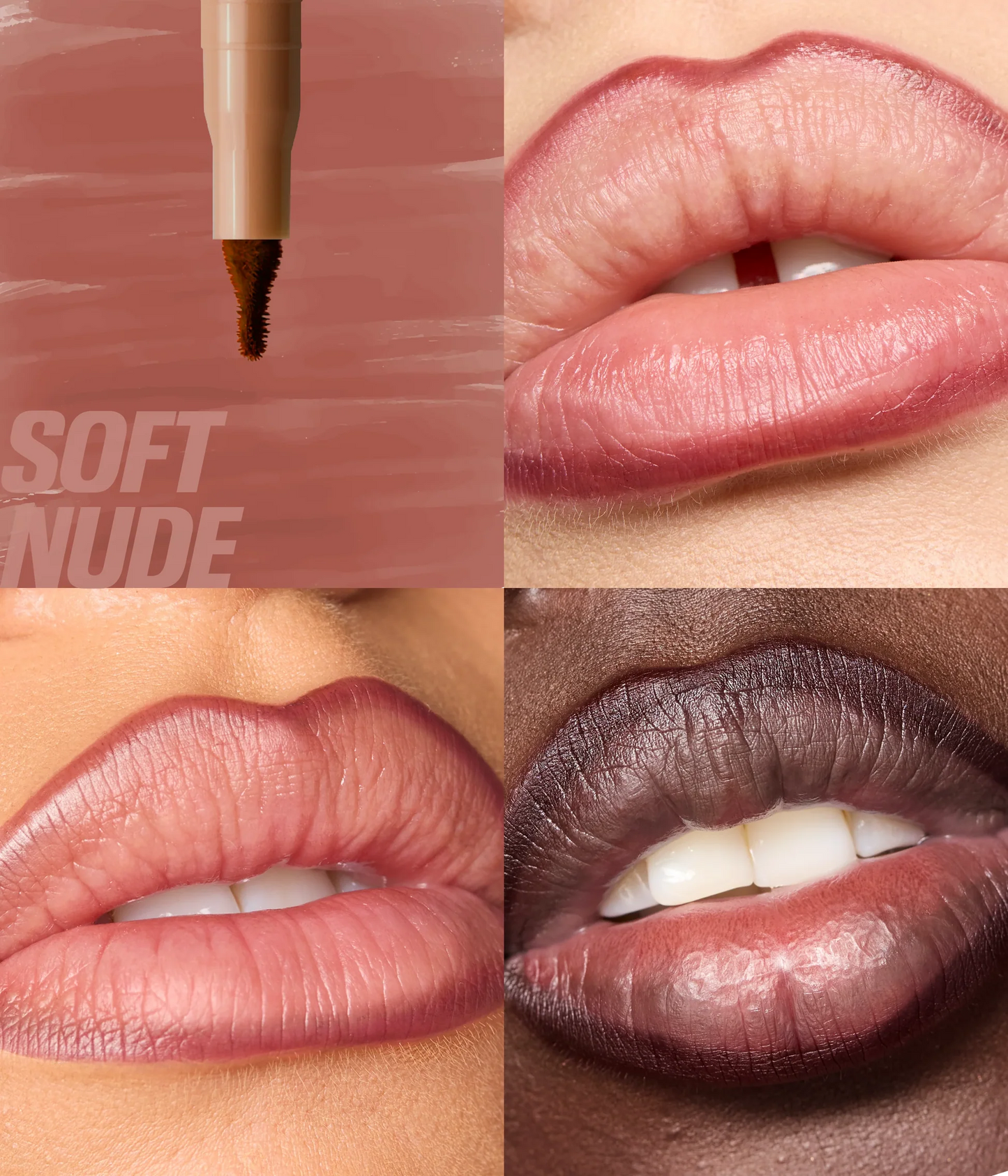 Huda Beauty Makeout Sesh Lip Duo Peachy Nudes - KB