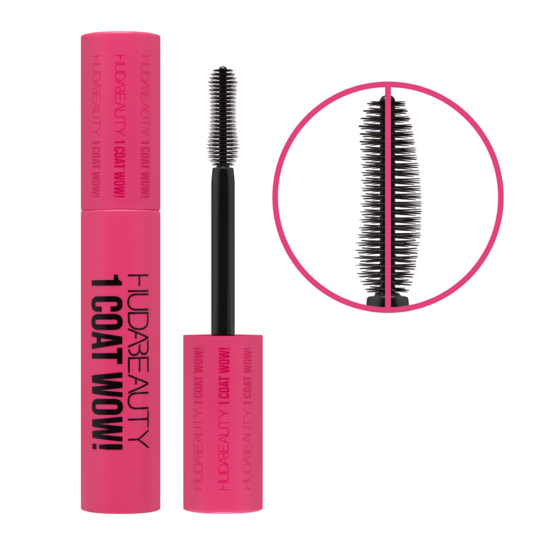 HUDA BEAUTY 1 COAT WOW! Extra Volumizing and Lifting Mascara - KB