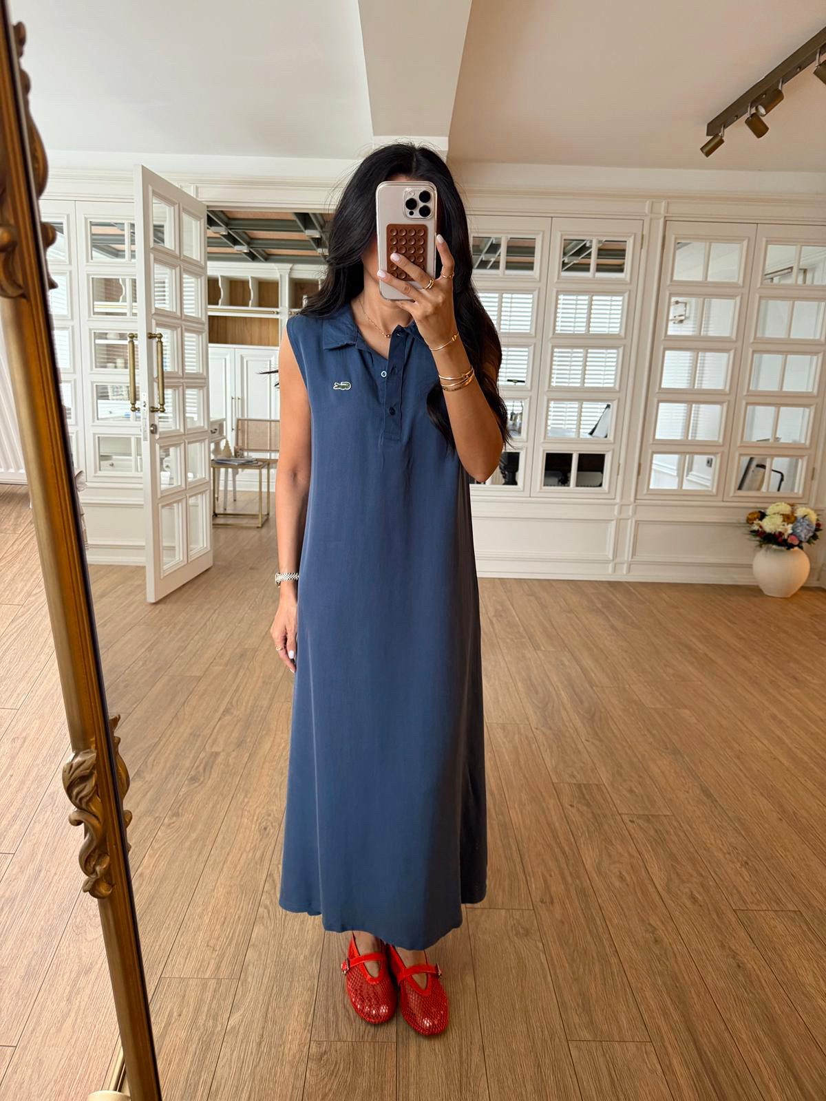 فستان لاكوست كحلي - KP2165