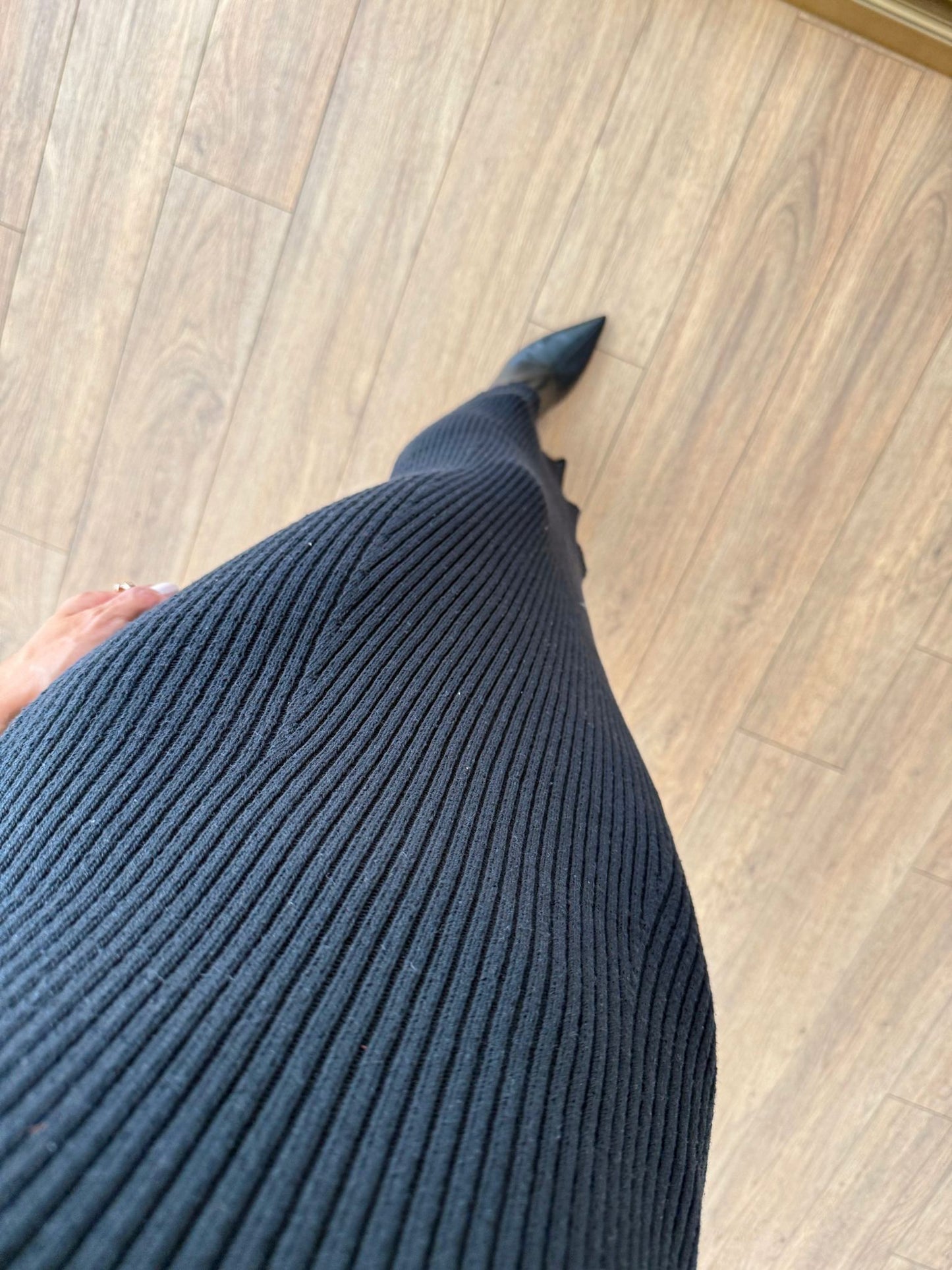 طقم جرزة مع فستان اسود - KP1411