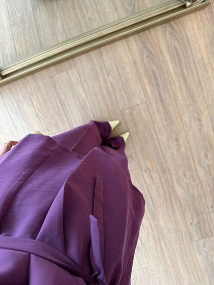 طقم كيمونر مع بنطلون نهدي - KP1352