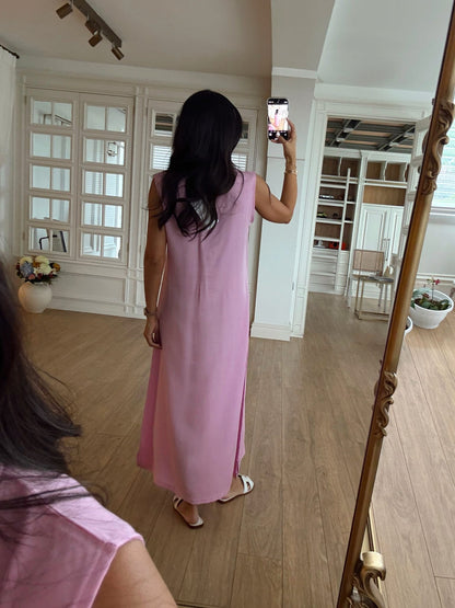 فستان لاكوست زهري - KP2165