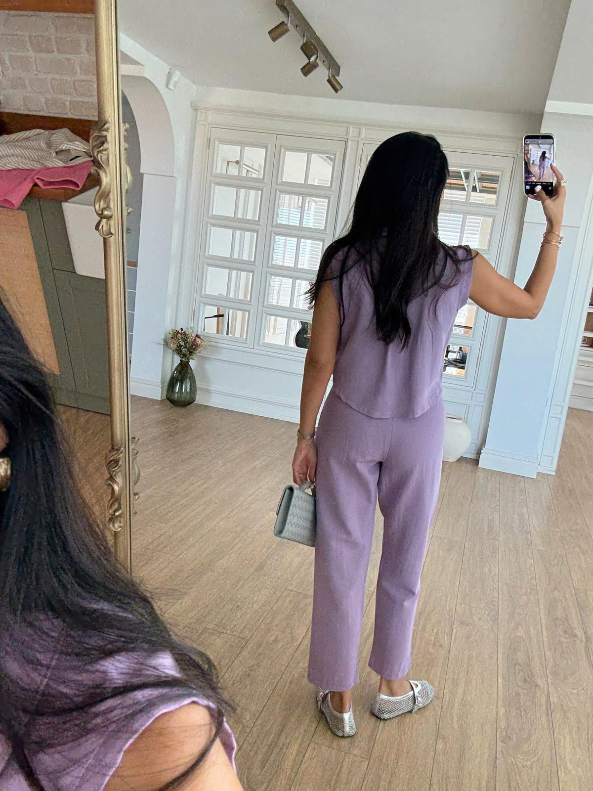 طقم ڤيست مع بنطلون موڤ - KP1067