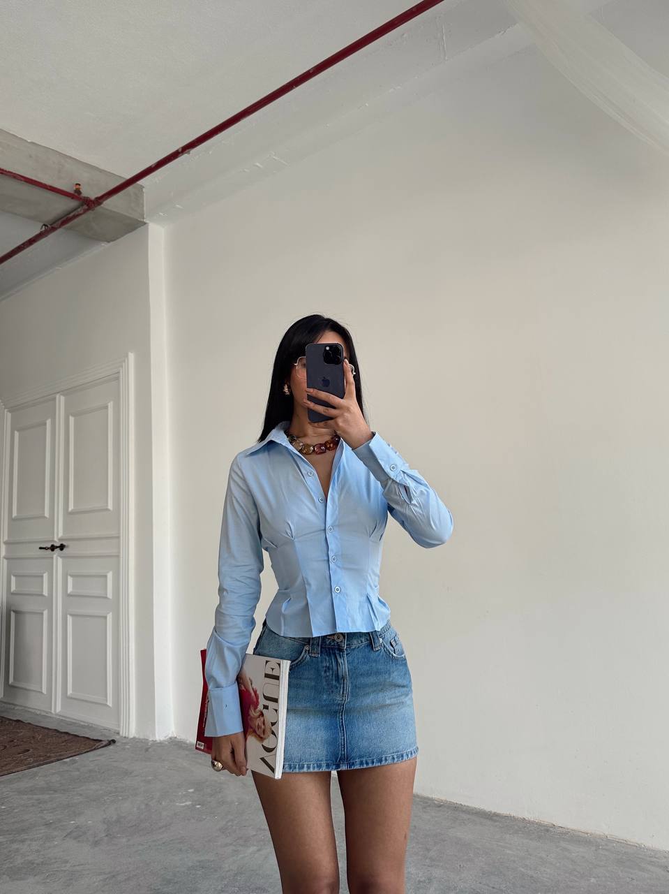 قميص ازرق - KP4171