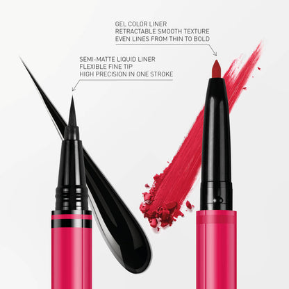 Valentino Twin Liner Eyeliner 02 BLACK & ROSSO - KB