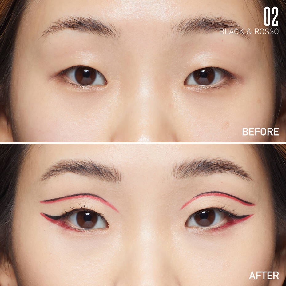 Valentino Twin Liner Eyeliner 02 BLACK & ROSSO - KB