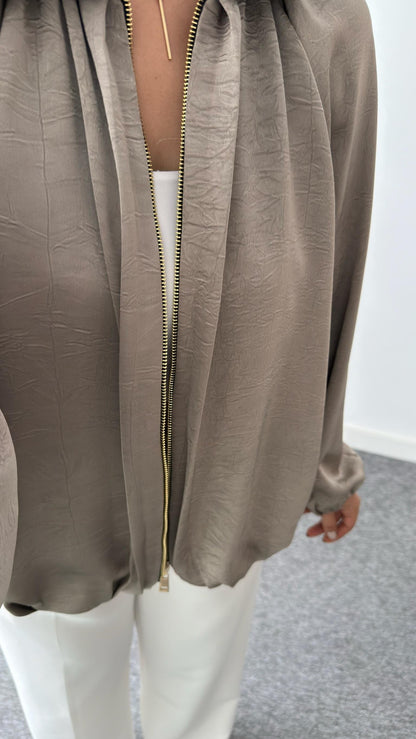 جكيت ستان زيتي فاتح - KP7099