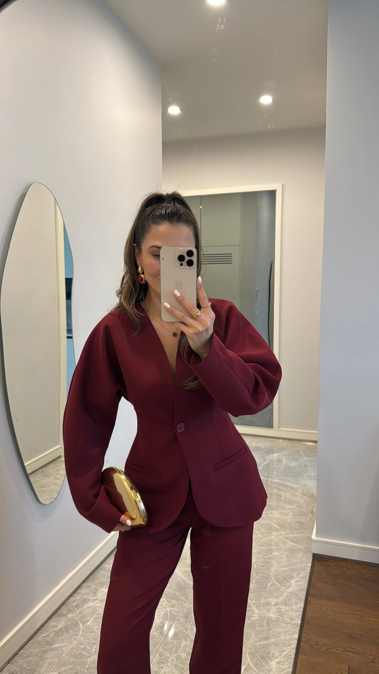 طقم رسمي خمري - KP1230