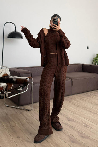 طقم 3 قطع مجدل بني - KP1484