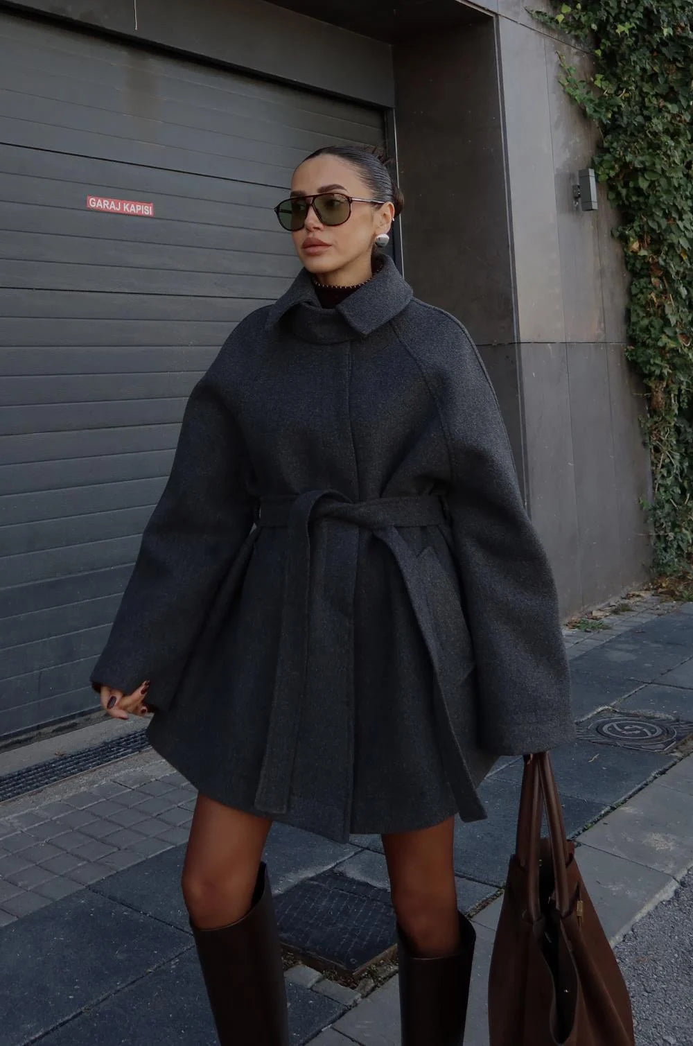 جكيت رمادي - KP7149