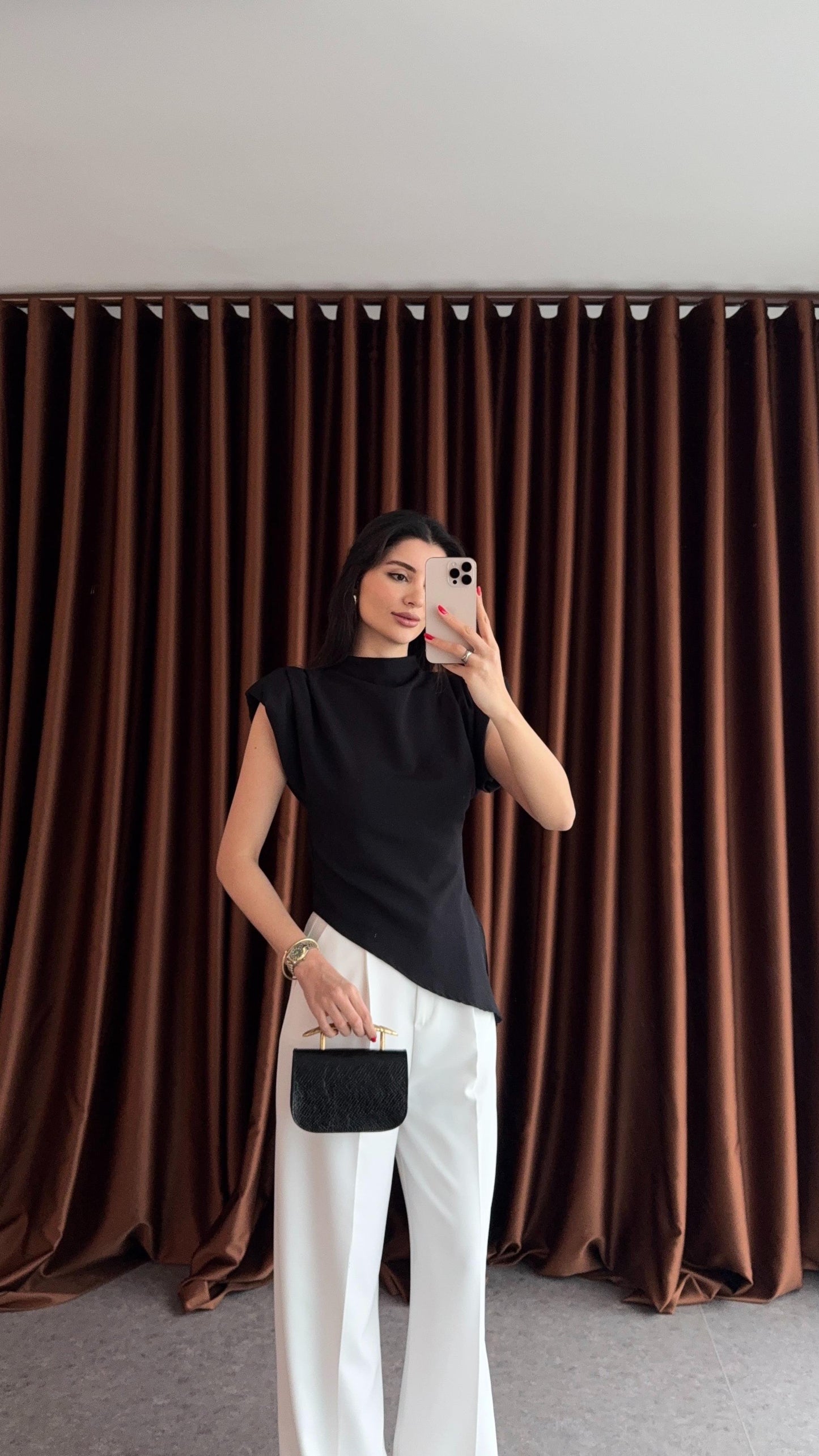 بلوزة اسود - KP4156