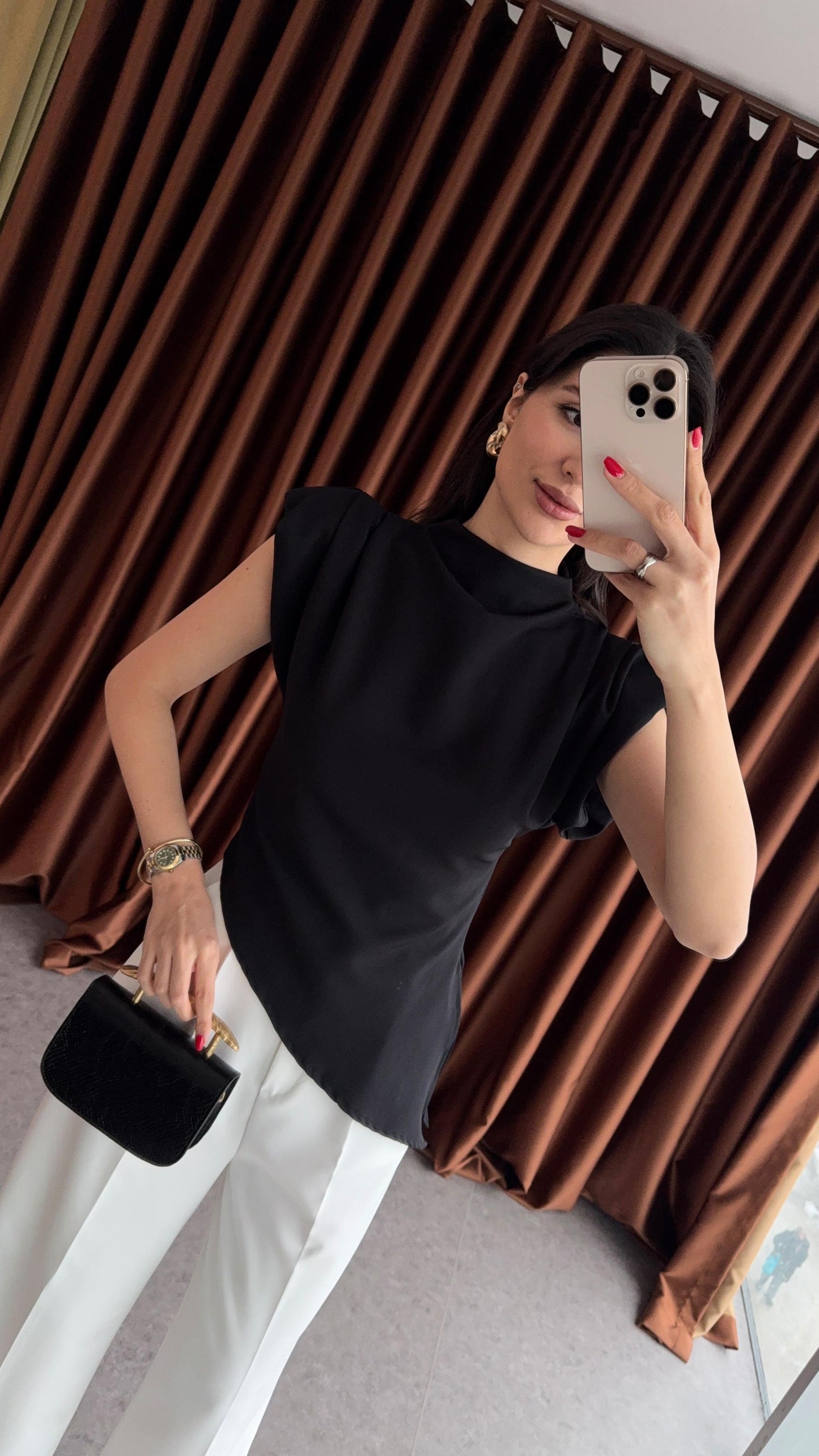 بلوزة اسود - KP4156