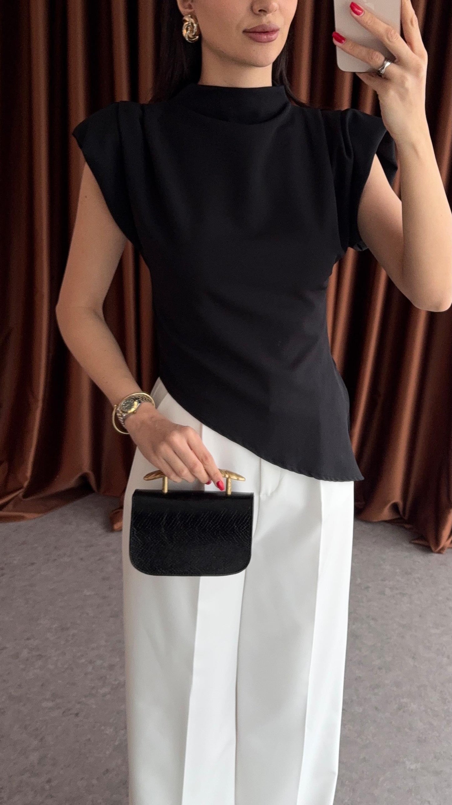 بلوزة اسود - KP4156