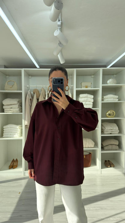 قميص خمري - KP4389