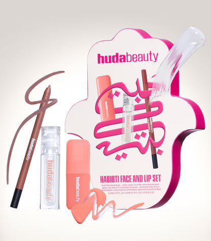 Huda Beauty Ramadan Habibti Face and Lip Set - KB