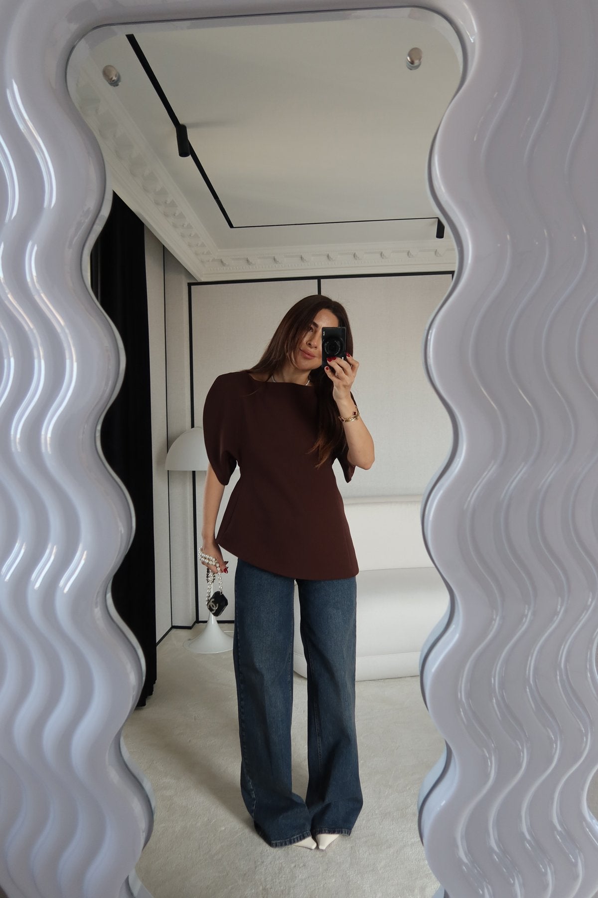 بلوزة بني - KP4383