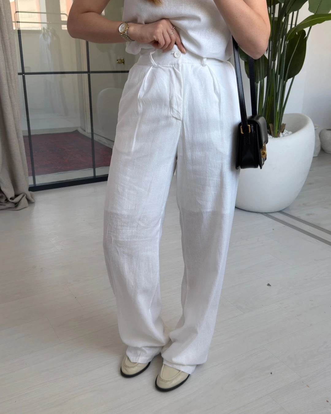 طقم ابيض Massimo Dutti - KP1253