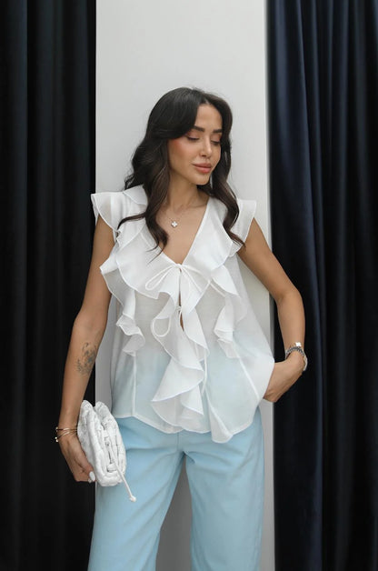 بلوزة ابيض - KP4208