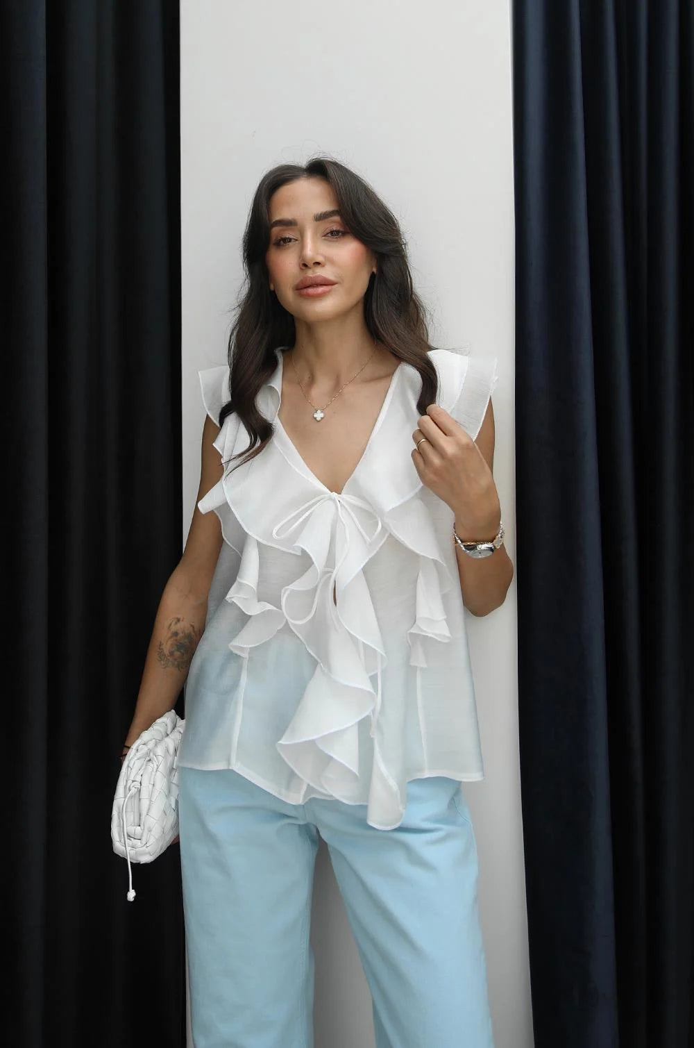 بلوزة ابيض - KP4208