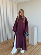بلوزة طويلة خمري - KP4517