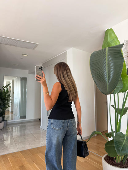 جرزة اسود بأزرار ذهبي - KP4253