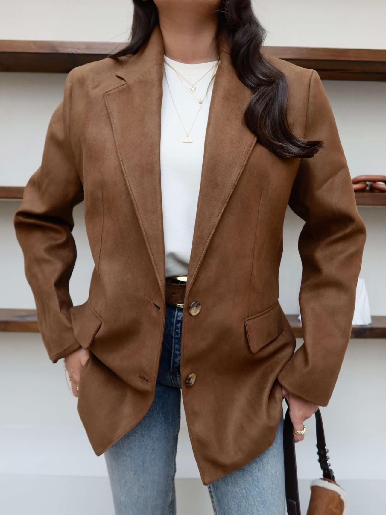 بليزر شموا بني - KP7109