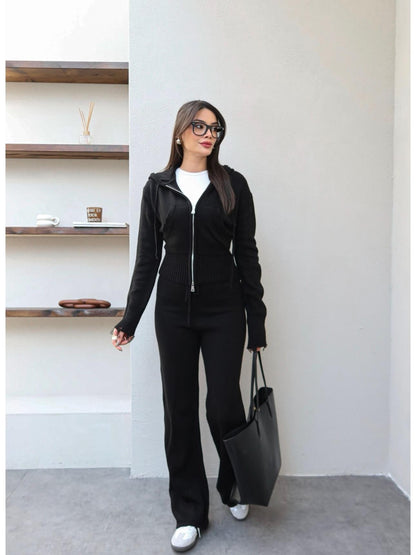 طقم جرزة مع بنطلون اسود - KP1477