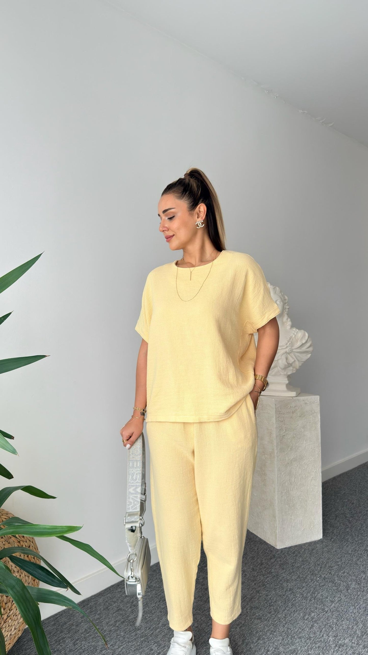 طقم يومي اصفر - KP1307