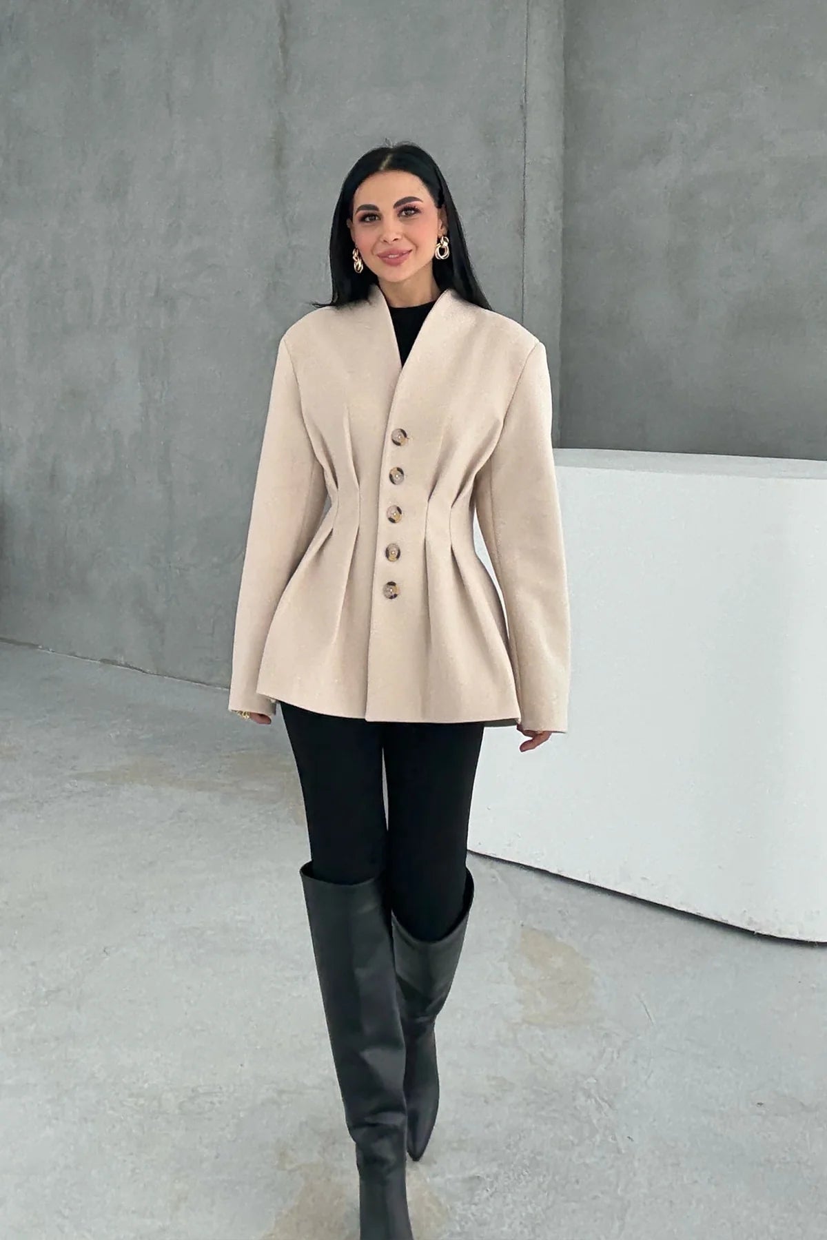 جكيت بيج بأزرار - KP7147