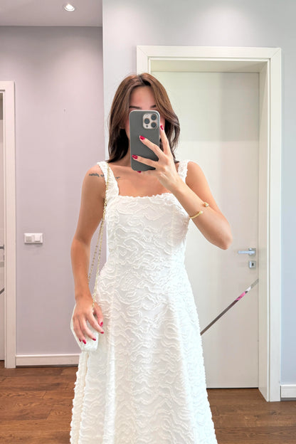 فستان ابيض - KP2143