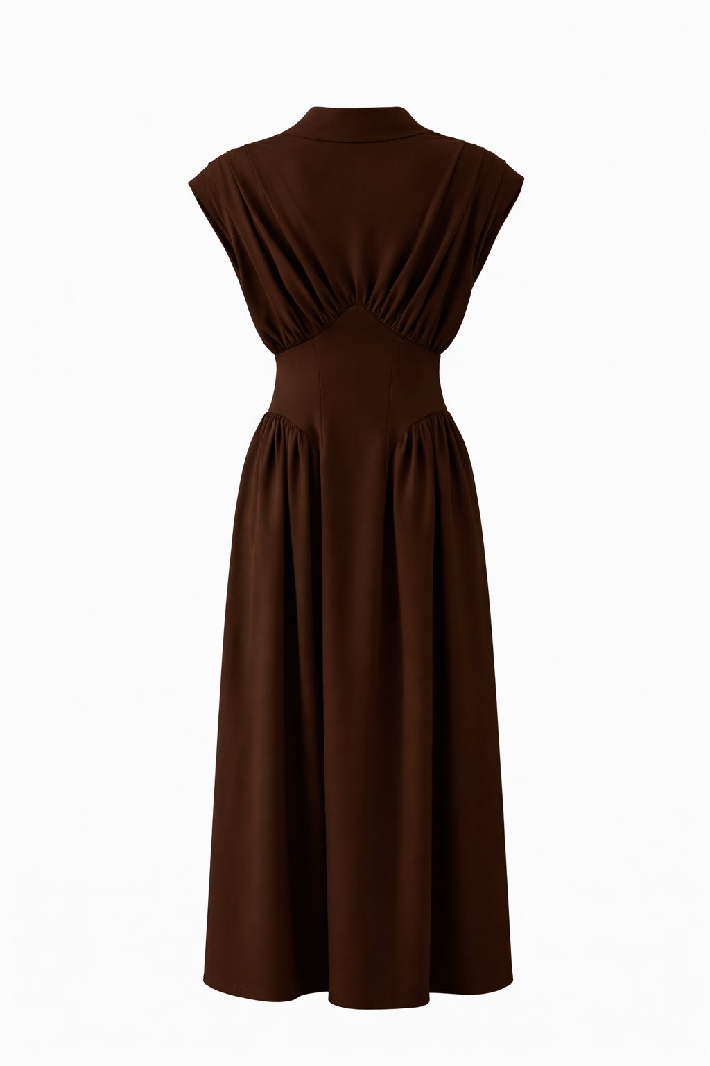 فستان بني - KP2268